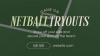 Netball Tryouts Animation