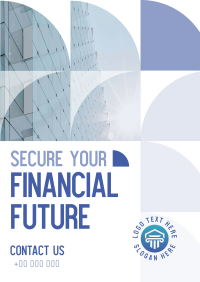 Financial Future Security Poster