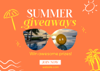 Summer Treat Giveaways Postcard