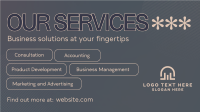 Sleek Our Services Animation
