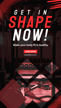 Get In Shape Facebook Story