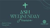 Minimalist Ash Wednesday Animation