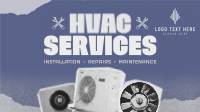 Retro HVAC Service Animation