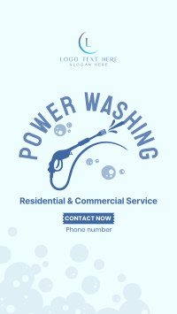 Pressure Washer Services Facebook Story