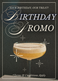 Rustic Birthday Promo Poster