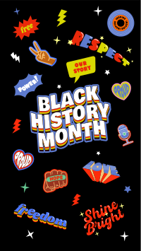 Black History Month Facebook Story