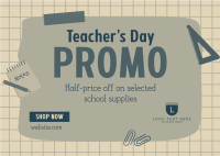 Teacher's Day Deals Postcard