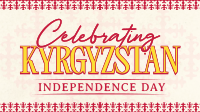 Kyrgyzstan National Celebration Animation