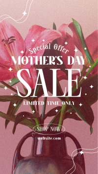 Sale Mother's Day Flowers  Instagram Reel Image Preview