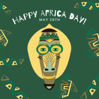 African Mask Instagram Post Image Preview