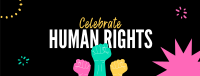 Celebrate Human rights Facebook Cover