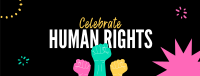 Celebrate Human rights Facebook Cover Image Preview