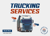 Moving Trucks for Rent Postcard