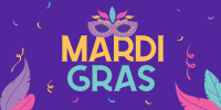 Mardi Gras Celebration Twitter Post