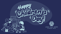 Quirky Children's Day Animation