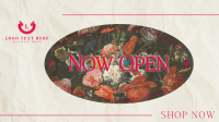 Flower Shop Open Now Animation