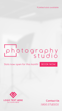 Sleek Photography Studio Instagram Story