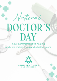 National Doctor's Day Poster