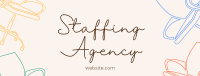 Chair Patterns Staffing Agency Facebook Cover Design