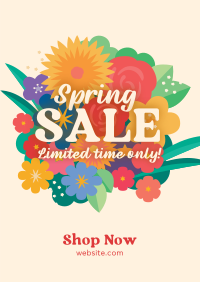 Spring Sale bouquet Poster