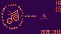 Good Vibes Happy Note YouTube Banner