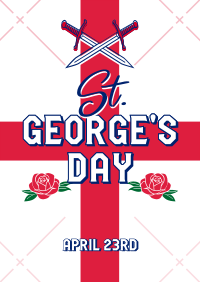 St. George's Cross Poster