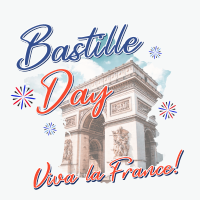 Bastille Day Linkedin Post example 2