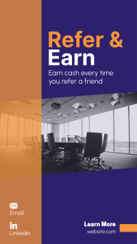 Minimalist Refer and Earn Instagram Story