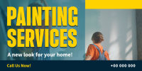 Painting Services Twitter Post Design