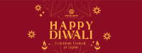 Happy Diwali Greeting Facebook Cover Design