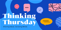 Thinking Thursday Blobs Twitter Post