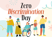 Zero Discrimination Postcard