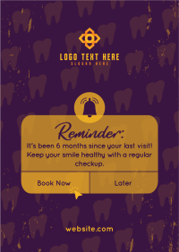 Dental Checkup Reminder Flyer