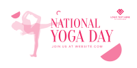 National Yoga Day Twitter Post