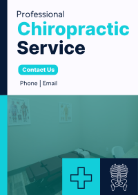 Modern Chiropractic Treatment Flyer