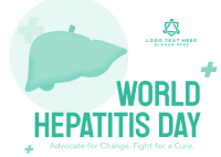 Hepatitis Awareness Month Postcard Design