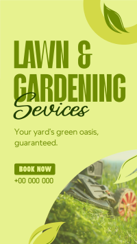 Professional Lawn Care Services Facebook Story