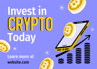 Trendy Crypto Postcard Image Preview