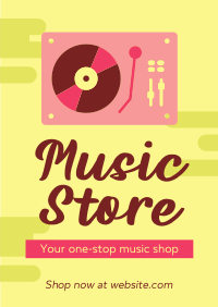 Premium Music Store Poster