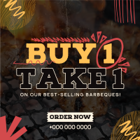 Buy 1 Take 1 Barbeque Instagram Post Image Preview