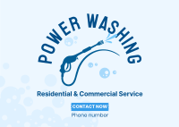 Pressure Washer Services Postcard