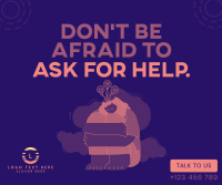 Ask for Help Facebook Post