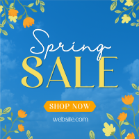 Spring Sale Flowers Instagram Post