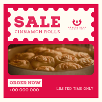 Cinnamon Rolls Sale Linkedin Post Image Preview