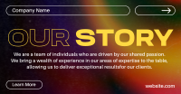 Company Story Intro Facebook Ad