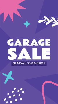 Garage Sale Notice Instagram Story