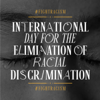 Eliminate Racial Discrimination Linkedin Post Design