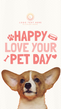 Wonderful Love Your Pet Day Greeting TikTok Video