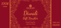 Fancy Diwali Greeting Gift Certificate