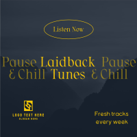 Laidback Tunes Playlist Instagram Post Design